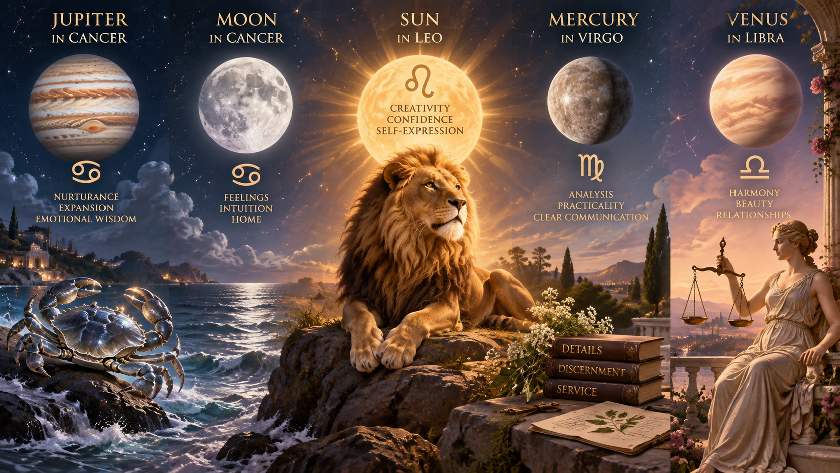 five planets exalted or own sign september 2026 five planets exalted or own sign september 2026